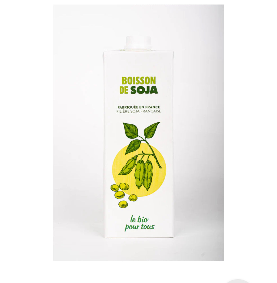 Boisson de lait de soja nature
1 L