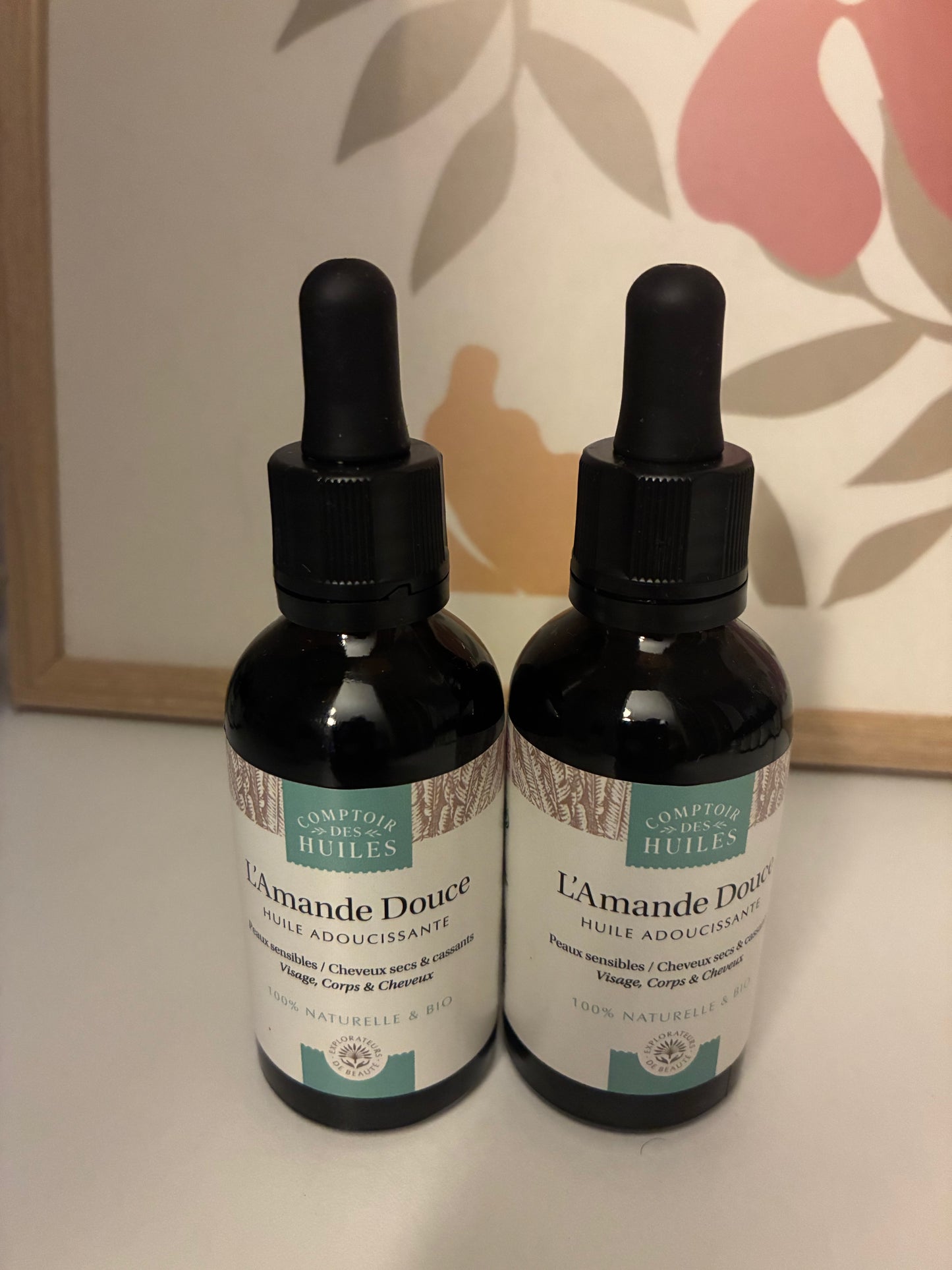 Lot d’huiles d’amande douce