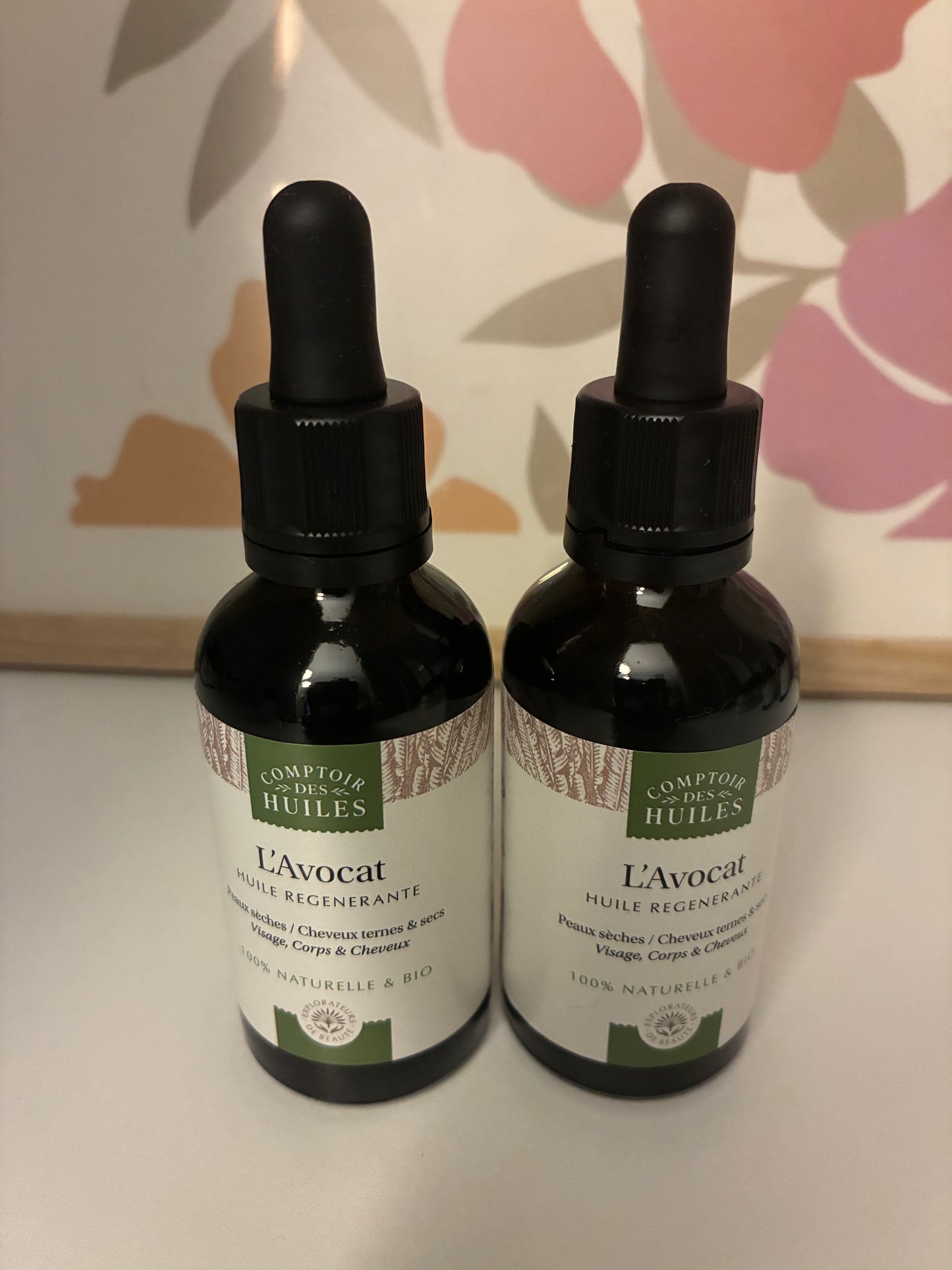 Lot d’huiles d’avocat