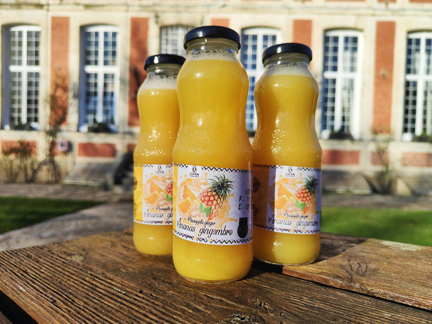 Jus Artisanal d'Ananas et Gingembre 33 cl