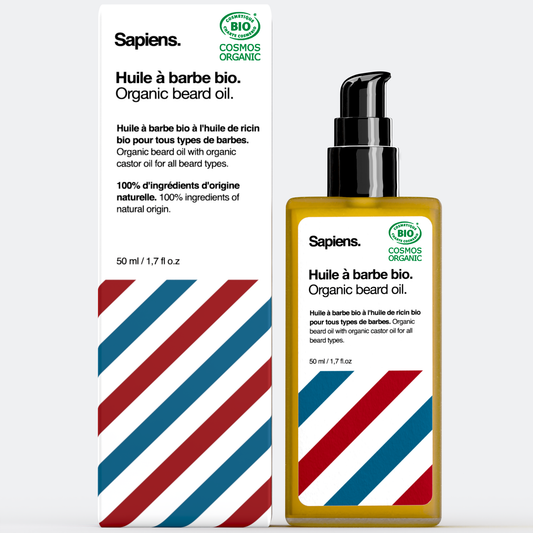 Huile à barbe BIO 50ml - Frais X Boisé