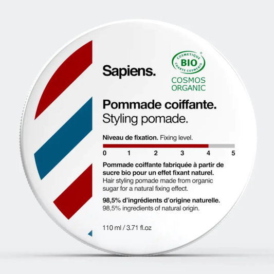 Pommade coiffante BIO 110ml - Fixation forte (4/5)