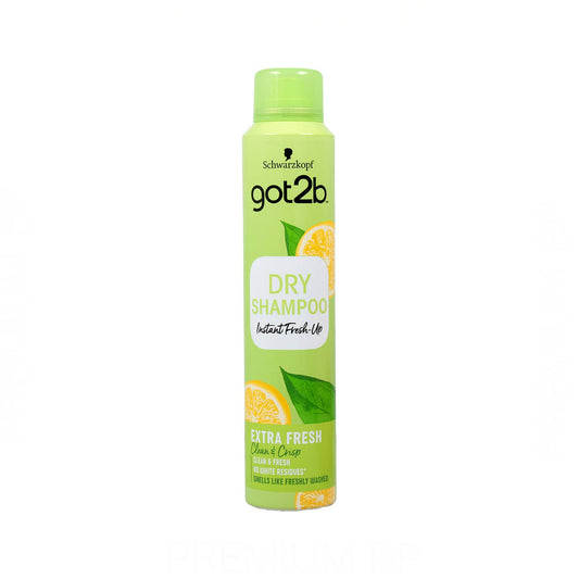 Shampooing sec Schwarzkopf Got2b Extra Fresh 200 ml