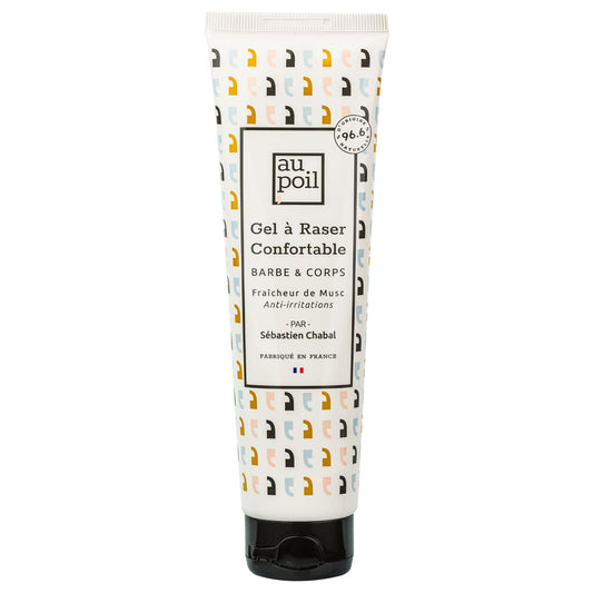 Le Gel à Raser 150 ml - Anti-Irritations Barbe et Corps