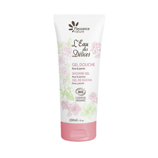 GEL DOUCHE EAU DES DELICES ROSE & JASMIN BIO